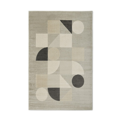 Läs mer om Florence Shapes grå - maskinvävd matta
