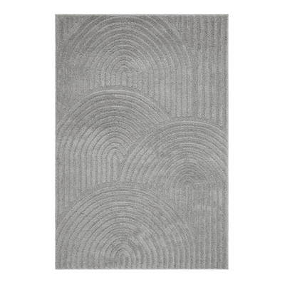Läs mer om Doria Zen grå - maskinvävd matta