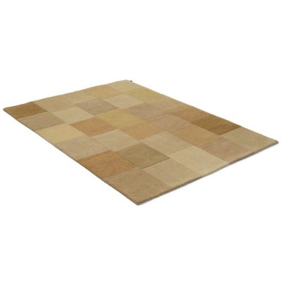 Lumbini beige - handknuten matta