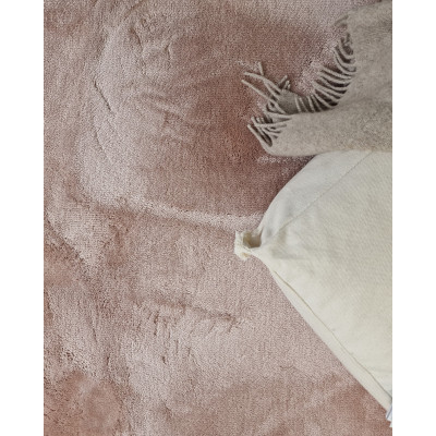 Läs mer om Cozy dusty pink - maskinvävd matta