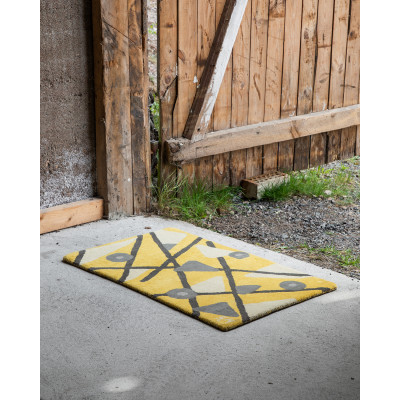Läs mer om Geometry yellow - dörrmatta
