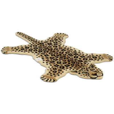 Läs mer om Leopard natural - handtuftad matta