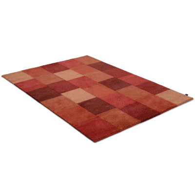 Läs mer om Lumbini röd - handknuten matta