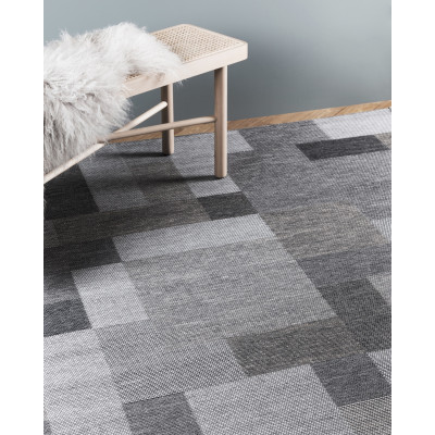 Läs mer om Soho grå - flatvävd matta
