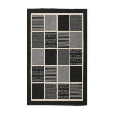 Läs mer om Fenix svart - flatvävd matta