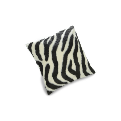Läs mer om Victor zebra - kuddfodral i konstmaterial