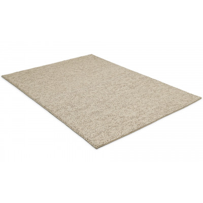Nature beige - handvävd ullmatta