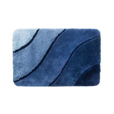 Läs mer om Wave marinblå - badrumsmatta