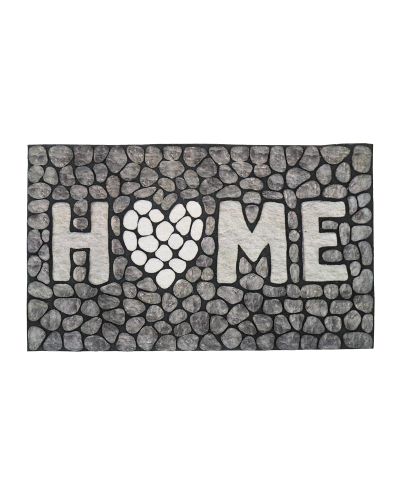 Home stone grå - dörrmatta
