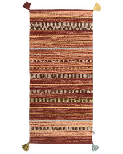 Hemse terracotta - bomullsmatta