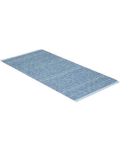 Balder blå - plast- och garnmatta