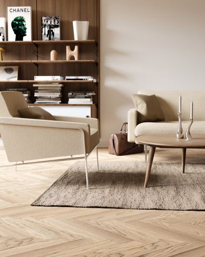 Cotton rug nougat - trasmatta