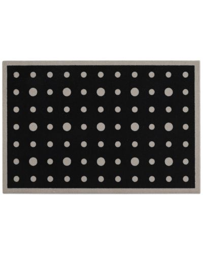 Dots black - dörrmatta