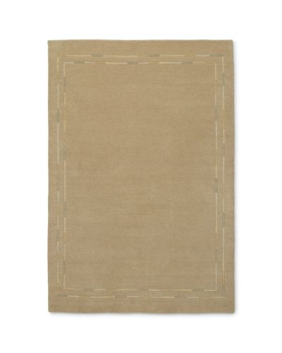 Lines beige - handknuten matta