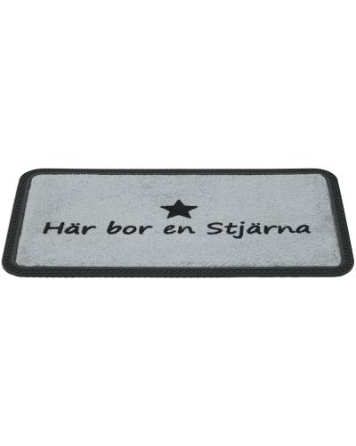 Gummi Star grå - dörrmatta