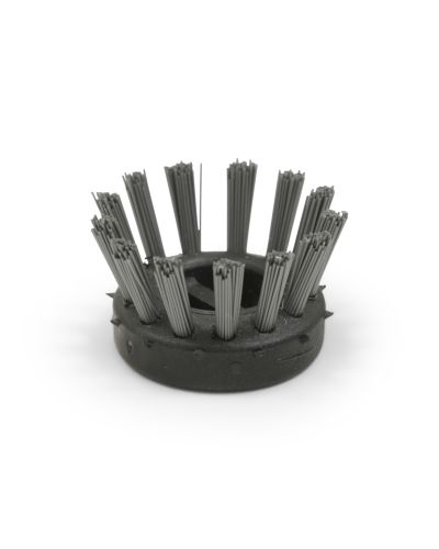 Borste Domino grå