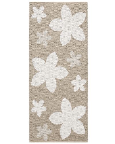 Flower beige - plastmatta