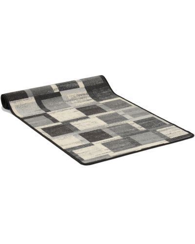 Kvadrat grå - gångmatta på metervara