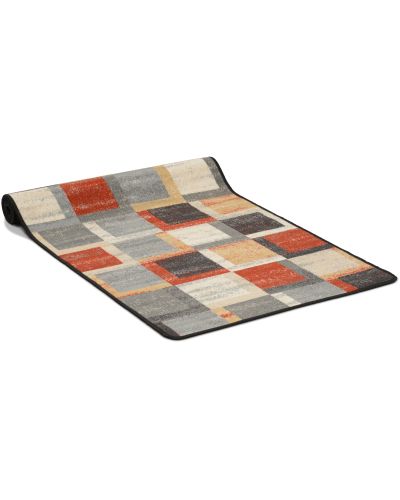 Kvadrat orange - gångmatta på metervara