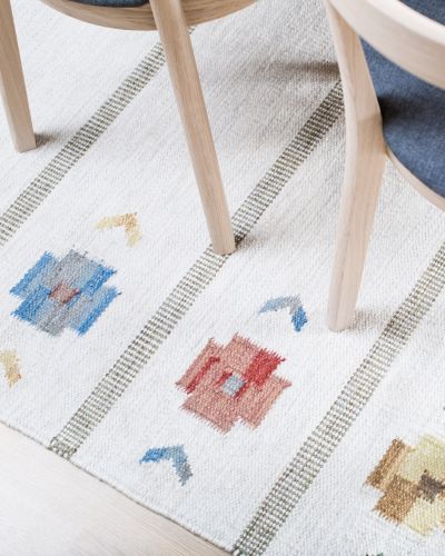 Mårbacka multi - Handvävd ullmatta