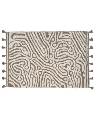 Maze simply taupe/vit - badrumsmatta