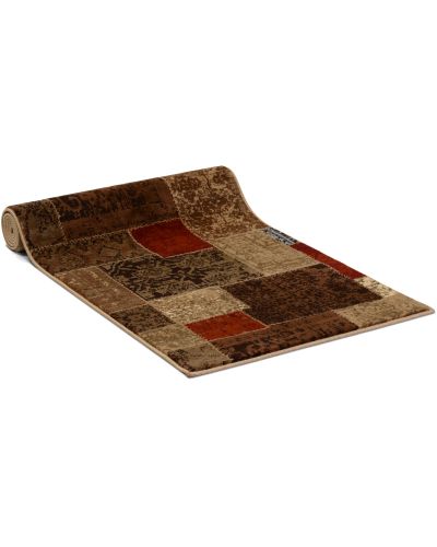 Patchwork beige - gångmatta på metervara