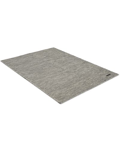 Pilas svart - handvävd ullmatta