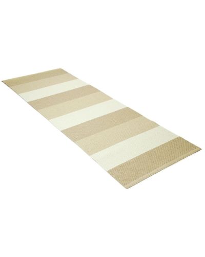 Klara beige/vit - plastmatta