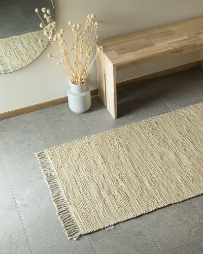 Smickra beige - trasmatta