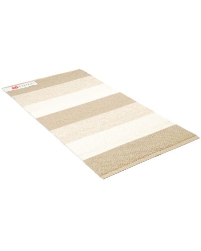 Klara Soft beige/vit - plast- och garnmatta