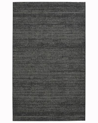 Palma plain svart - flatvävd matta