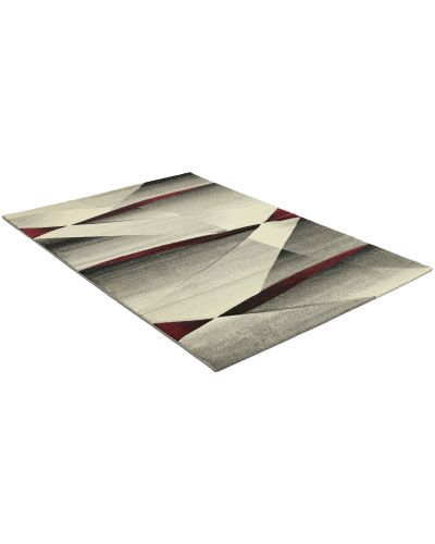 Rubin Modern vinröd - maskinvävd matta