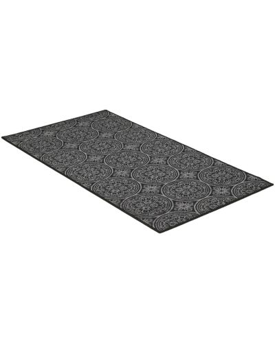 Moderno svart - matta med gummibaksida