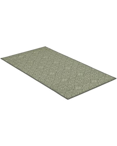 Moderno grön - matta med gummibaksida