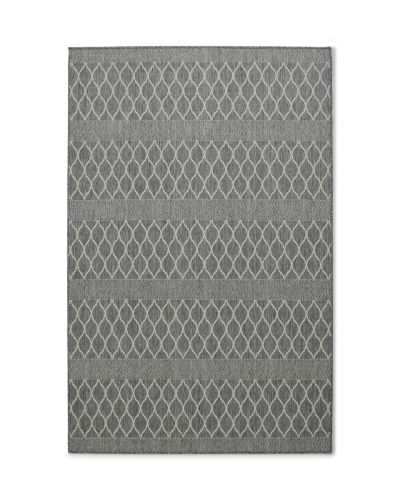 Madrid Bell grå/vit - matta med gummibaksida