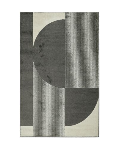 Florence Cord svart - maskinvävd matta