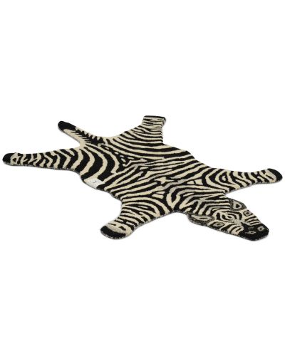Zebra svart/vit - handtuftad matta