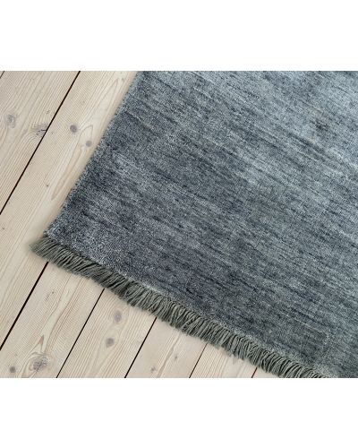 Drama handloom griffin - handvävd matta med lugg