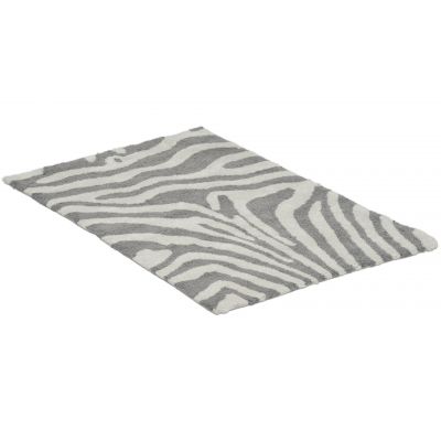 Zebra simply titanium/vit - badrumsmatta