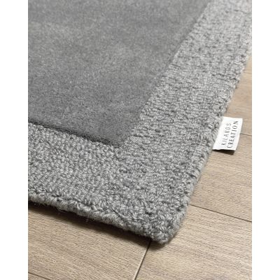 Plain ljusgrå - dörrmatta