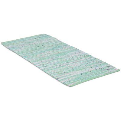 Cotton rug grönmix -  trasmatta