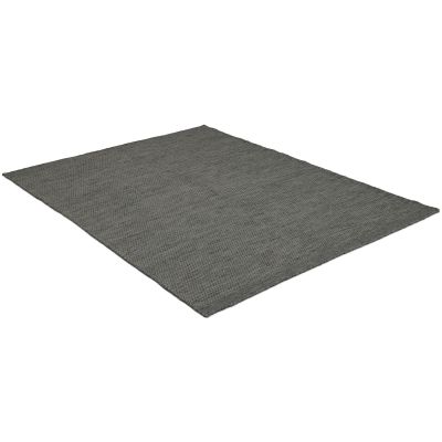 Jylland dark grey - handvävd ullmatta