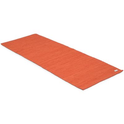 Cotton rug solar orange - trasmatta