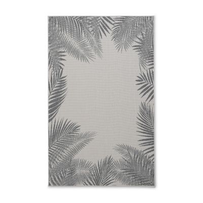 Palma silver - flatvävd matta
