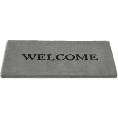 Welcome mörkgrå - dörrmatta