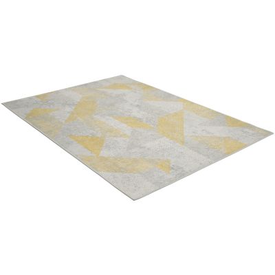 Hampton gul - maskinvävd matta