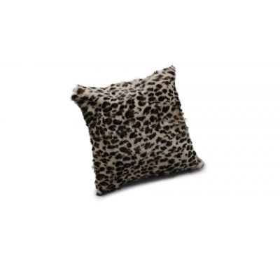 Goaty leopard print - kuddfodral i getskinn