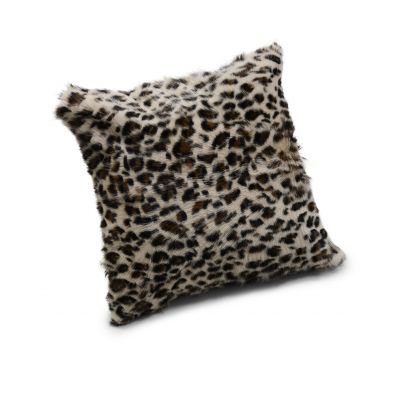 Goaty leopard print - kuddfodral i getskinn
