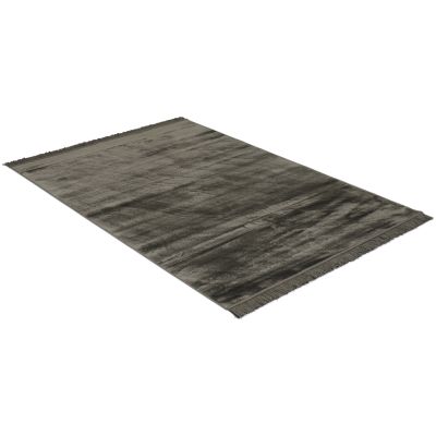 Granada plain antracit - konstsilkesmatta