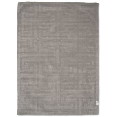 Key wool silver - handtuftad matta